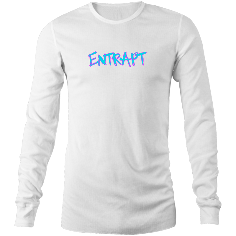 Entrapt Brush Logo Mens Long Sleeve T-Shirt - Entrapt