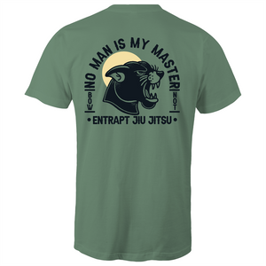 Entrapt Panther (Black Text) Mens T-Shirt - Entrapt