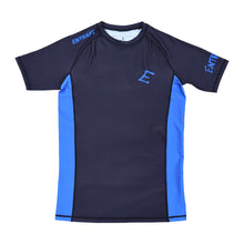Load image into Gallery viewer, Competitor 21 Blue Short Sleeve BJJ Rashguard - Entrapt