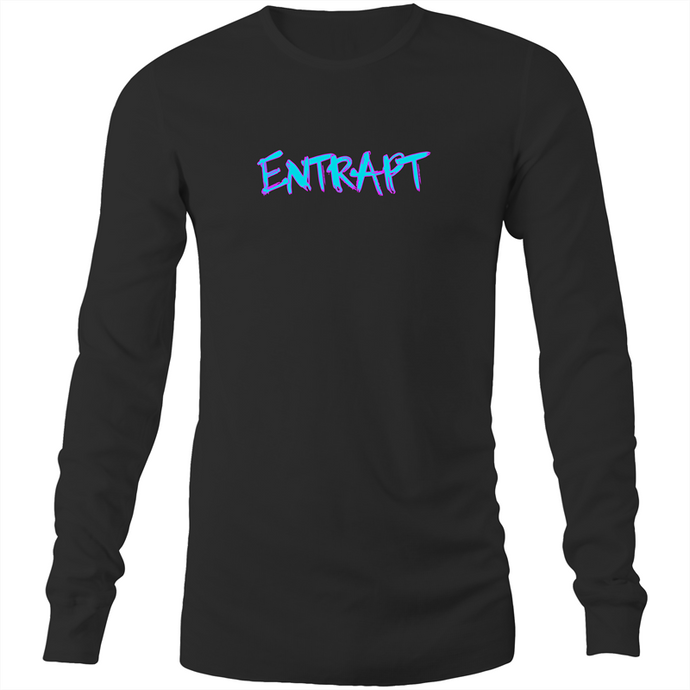 Entrapt Brush Logo Mens Long Sleeve T-Shirt - Entrapt